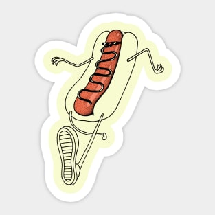 Keep on Truckin' Hot dog Sticker